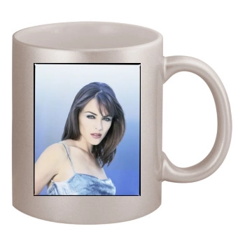 Elizabeth Hurley 11oz Metallic Silver Mug