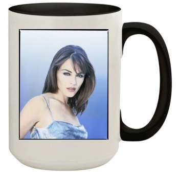 Elizabeth Hurley 15oz Colored Inner & Handle Mug