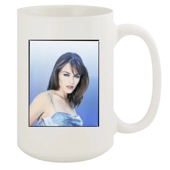 Elizabeth Hurley 15oz White Mug