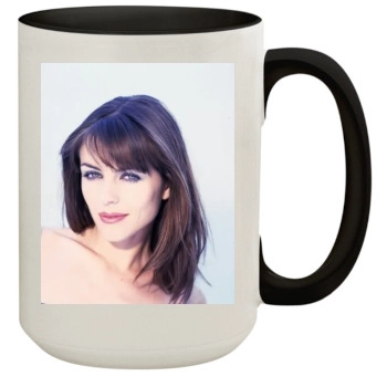 Elizabeth Hurley 15oz Colored Inner & Handle Mug