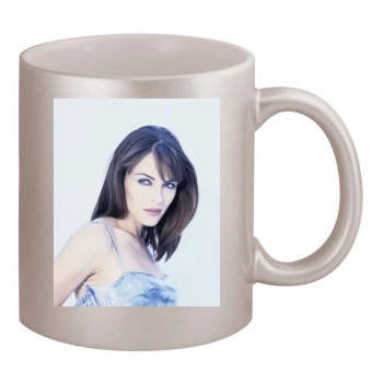 Elizabeth Hurley 11oz Metallic Silver Mug