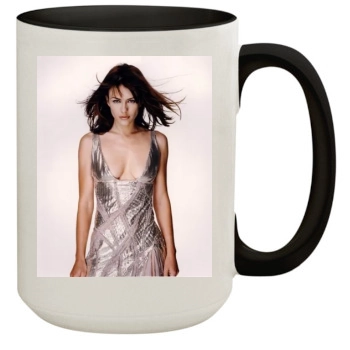 Elizabeth Hurley 15oz Colored Inner & Handle Mug