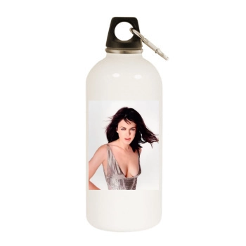 Elizabeth Hurley White Water Bottle With Carabiner