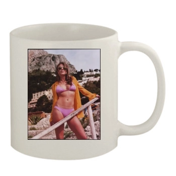 Elizabeth Hurley 11oz White Mug