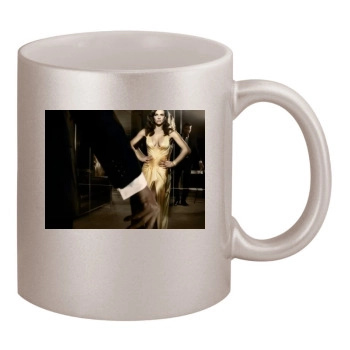 Elizabeth Hurley 11oz Metallic Silver Mug