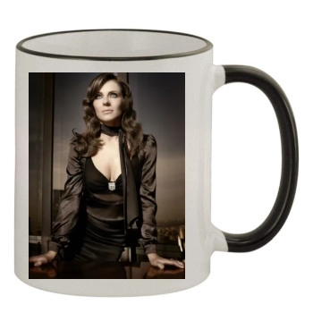 Elizabeth Hurley 11oz Colored Rim & Handle Mug