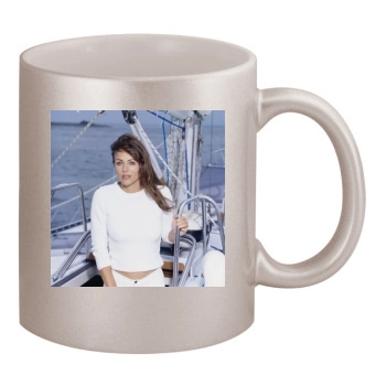 Elizabeth Hurley 11oz Metallic Silver Mug