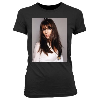 Elizabeth Hurley Women's Junior Cut Crewneck T-Shirt