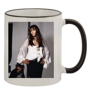 Elizabeth Hurley 11oz Colored Rim & Handle Mug