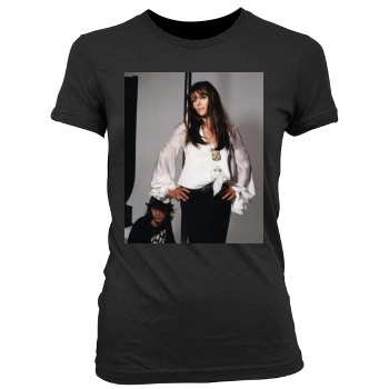 Elizabeth Hurley Women's Junior Cut Crewneck T-Shirt