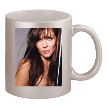 Elizabeth Hurley 11oz Metallic Silver Mug