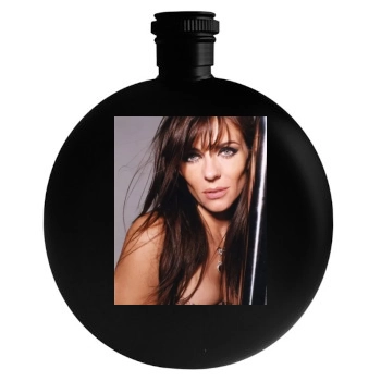 Elizabeth Hurley Round Flask