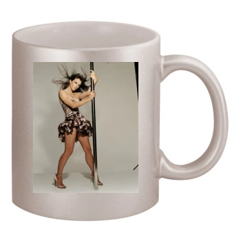 Elizabeth Hurley 11oz Metallic Silver Mug