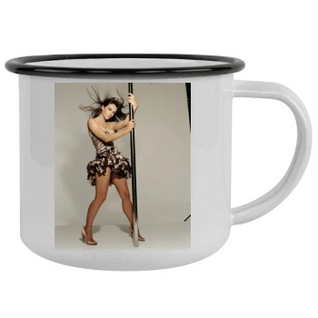 Elizabeth Hurley Camping Mug