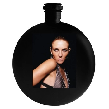 Elizabeth Hurley Round Flask