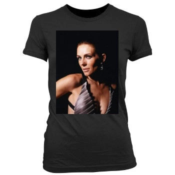 Elizabeth Hurley Women's Junior Cut Crewneck T-Shirt