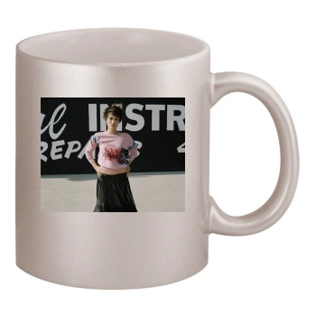 Shannyn Sossamon 11oz Metallic Silver Mug