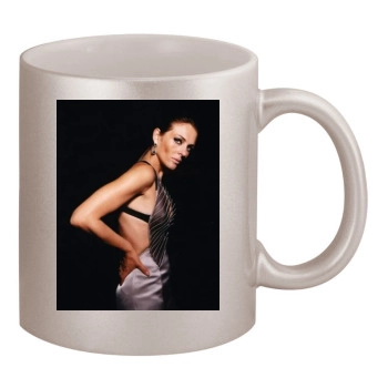 Elizabeth Hurley 11oz Metallic Silver Mug