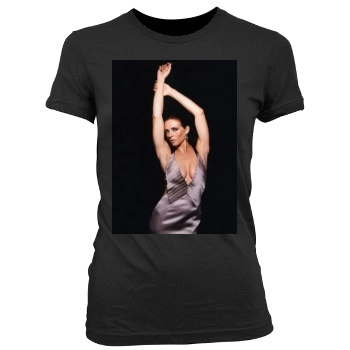 Elizabeth Hurley Women's Junior Cut Crewneck T-Shirt