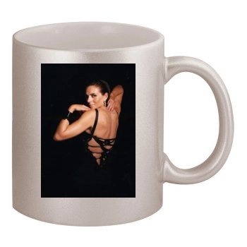 Elizabeth Hurley 11oz Metallic Silver Mug