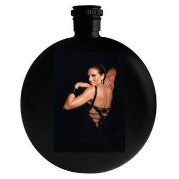 Elizabeth Hurley Round Flask