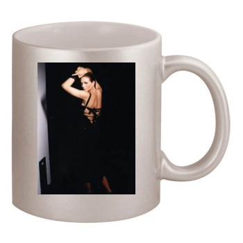 Elizabeth Hurley 11oz Metallic Silver Mug