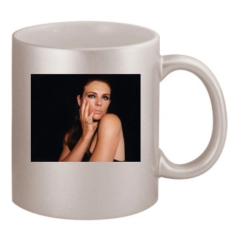 Elizabeth Hurley 11oz Metallic Silver Mug