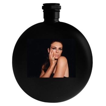 Elizabeth Hurley Round Flask