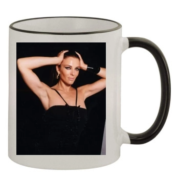 Elizabeth Hurley 11oz Colored Rim & Handle Mug