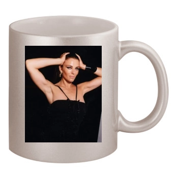 Elizabeth Hurley 11oz Metallic Silver Mug