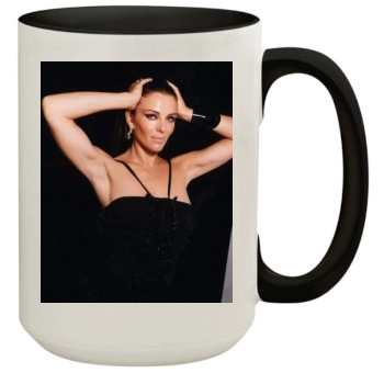 Elizabeth Hurley 15oz Colored Inner & Handle Mug