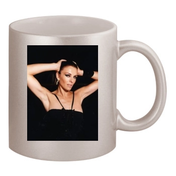 Elizabeth Hurley 11oz Metallic Silver Mug