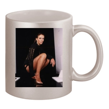 Elizabeth Hurley 11oz Metallic Silver Mug