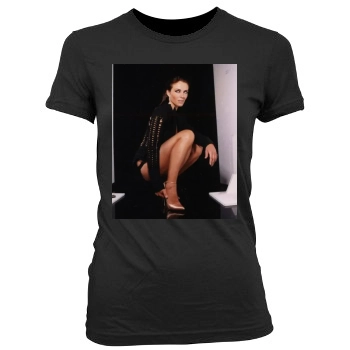 Elizabeth Hurley Women's Junior Cut Crewneck T-Shirt