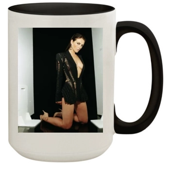 Elizabeth Hurley 15oz Colored Inner & Handle Mug