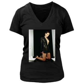 Elizabeth Hurley Women's Deep V-Neck TShirt