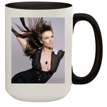 Elizabeth Hurley 15oz Colored Inner & Handle Mug