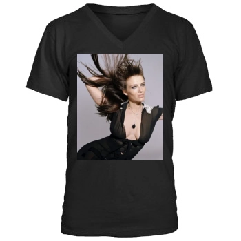 Elizabeth Hurley Men's V-Neck T-Shirt