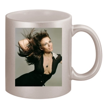 Elizabeth Hurley 11oz Metallic Silver Mug