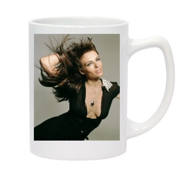 Elizabeth Hurley 14oz White Statesman Mug