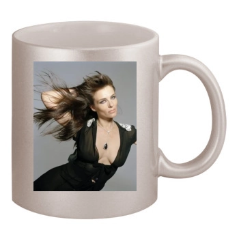 Elizabeth Hurley 11oz Metallic Silver Mug