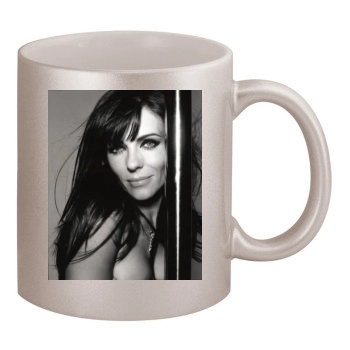 Elizabeth Hurley 11oz Metallic Silver Mug