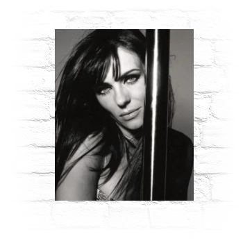 Elizabeth Hurley Metal Wall Art