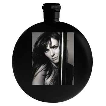 Elizabeth Hurley Round Flask