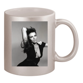 Elizabeth Hurley 11oz Metallic Silver Mug