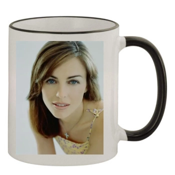 Elizabeth Hurley 11oz Colored Rim & Handle Mug