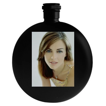 Elizabeth Hurley Round Flask