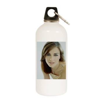 Elizabeth Hurley White Water Bottle With Carabiner