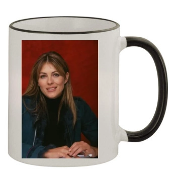 Elizabeth Hurley 11oz Colored Rim & Handle Mug