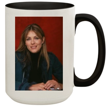 Elizabeth Hurley 15oz Colored Inner & Handle Mug